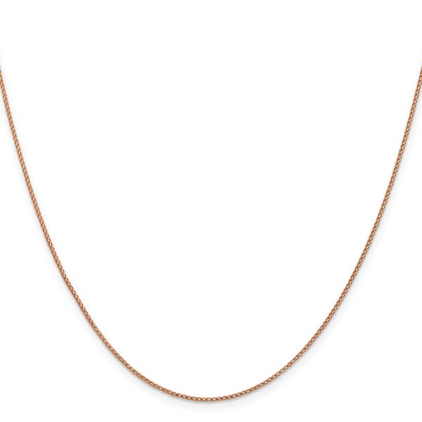 Leslie's 14K Rose Gold 1mm D/C Open Franco Chain Image 2 Peran & Scannell Jewelers Houston, TX