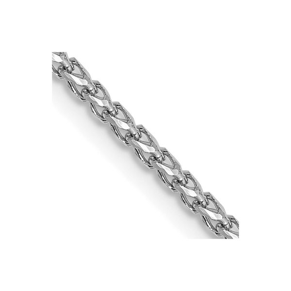 Leslie's 14K White Gold 1.4mm D/C Open Franco Chain Crews Jewelry Grandview, MO