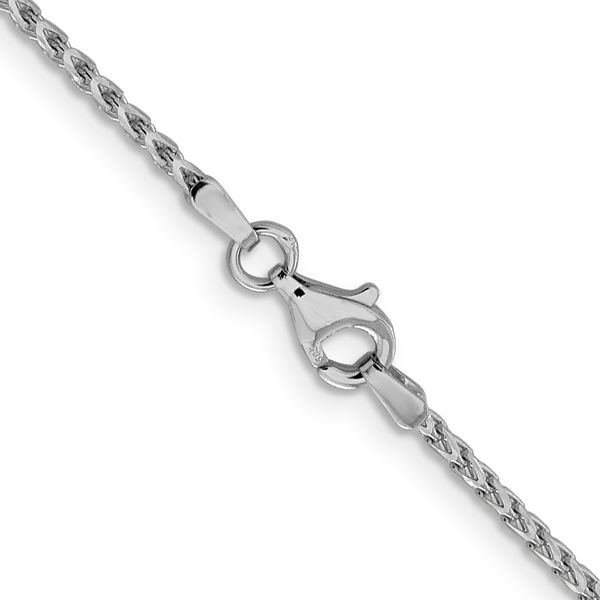 Leslie's 14K White Gold 1.6mm D/C Open Franco Chain Image 3 Crews Jewelry Grandview, MO