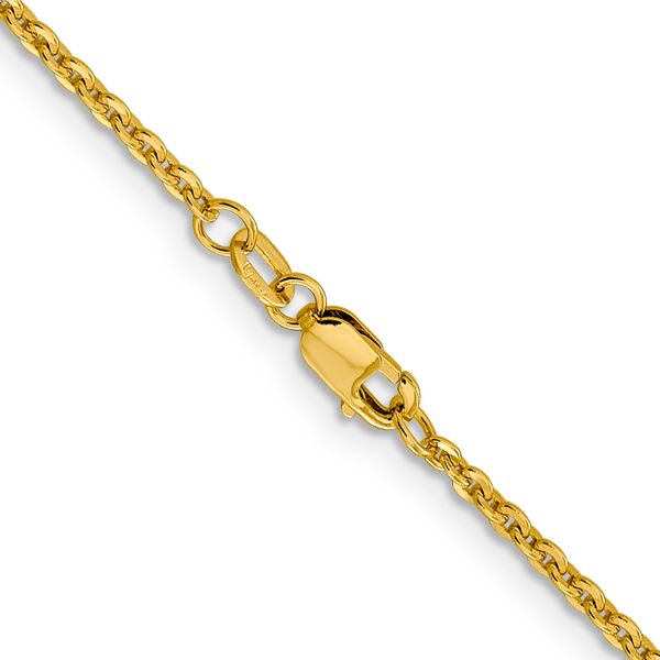 Leslie's 14K 1.95mm Flat Cable Chain Image 3 Greenfield Jewelers Pittsburgh, PA