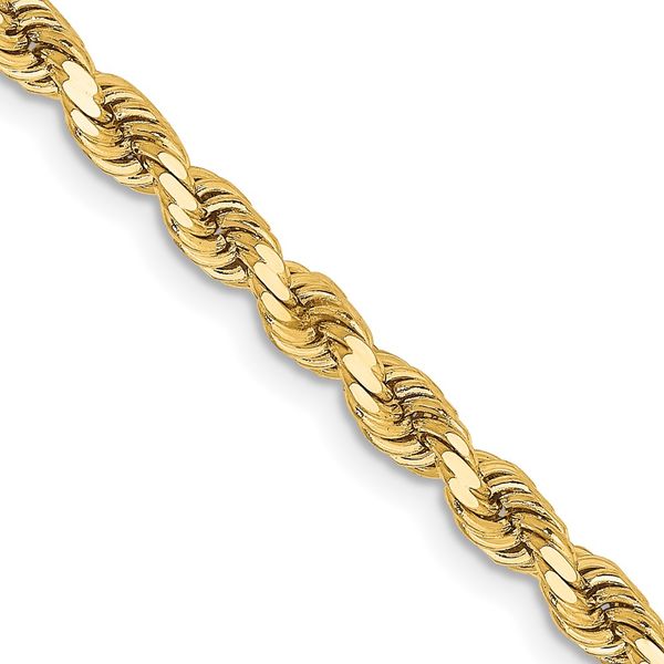Leslie's 14K 3.25mm Diamond-Cut Rope Chain Greenfield Jewelers Pittsburgh, PA