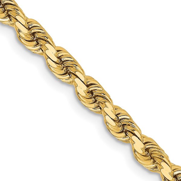 Leslie's 14K 3.75mm Diamond-Cut Rope Chain Brummitt Jewelry Design Studio LLC Raleigh, NC