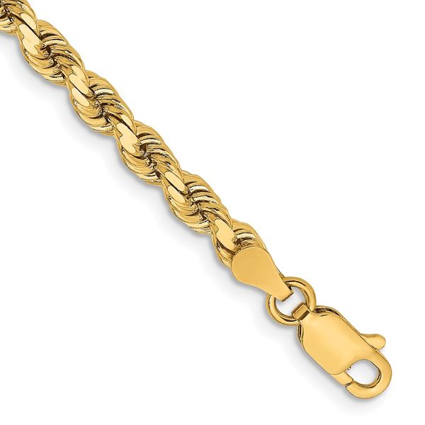 Leslie's 14K 3.75mm Diamond-Cut Rope Chain Peran & Scannell Jewelers Houston, TX