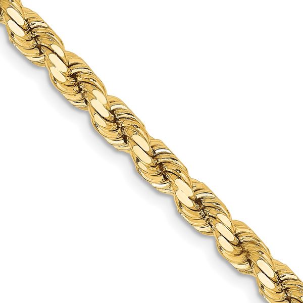 Leslie's 14K 4.25mm Diamond-Cut Rope Chain Brummitt Jewelry Design Studio LLC Raleigh, NC