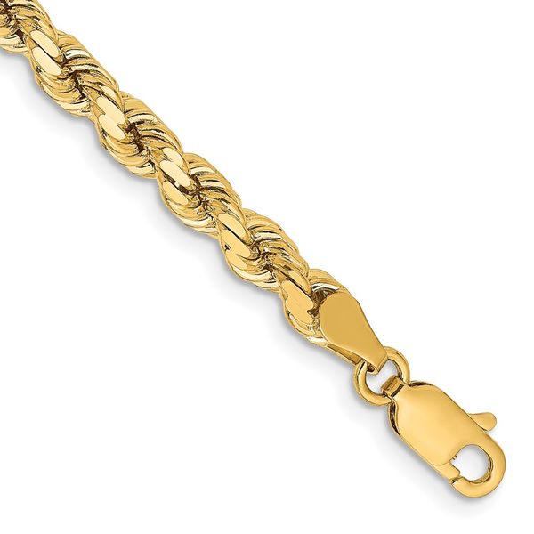 Leslie's 14K 4.25mm Diamond-Cut Rope Chain Greenfield Jewelers Pittsburgh, PA