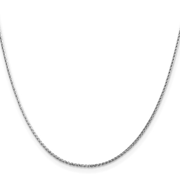 Leslie's 14K White Gold 1.15mm D/C Open Franco Chain Image 2 Diamond Design Jewelers Somerset, KY