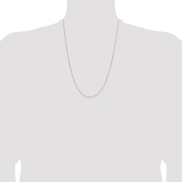 Leslie's 14K White Gold .85mm D/C Rolo Chain Image 4 Johnson Jewellers Lindsay, ON