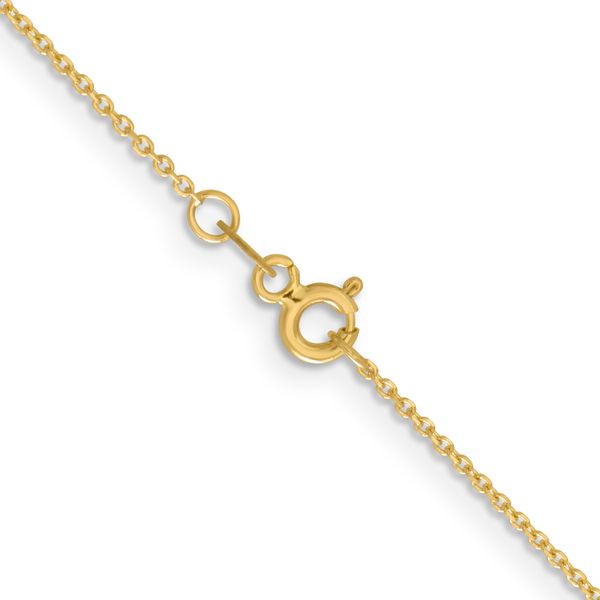 Leslie's 14K 1.05mm D/C Rolo Chain Image 3 Greenfield Jewelers Pittsburgh, PA