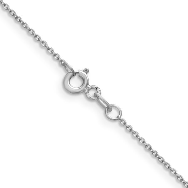 Leslie's 14K White Gold 1.05mm D/C Rolo Chain Image 3 Diamond Design Jewelers Somerset, KY