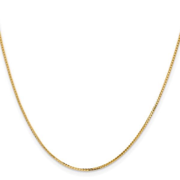 Leslie's 14K 1.2mm Concave Box Chain Image 2 Carroll's Jewelers Doylestown, PA