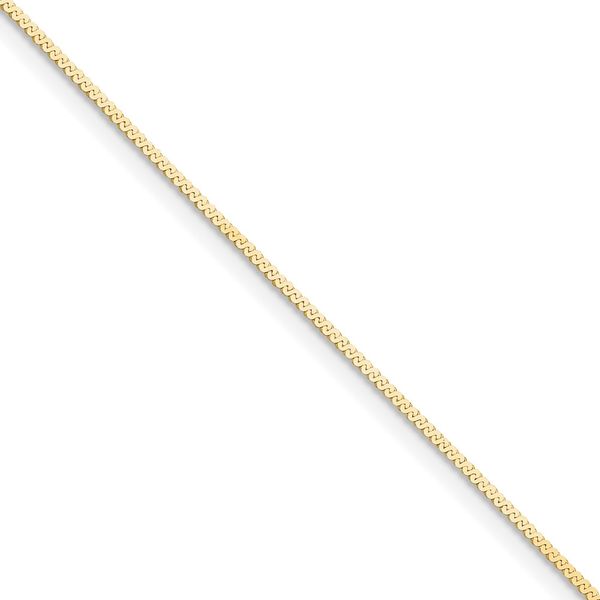Leslie's 14K 0.95mm Serpentina Chain Peran & Scannell Jewelers Houston, TX