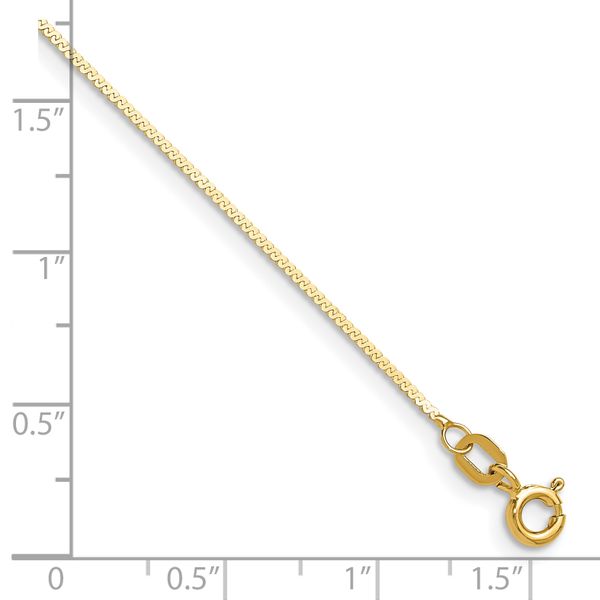 Leslie's 14K 0.95mm Serpentina Chain Image 2 Brummitt Jewelry Design Studio LLC Raleigh, NC