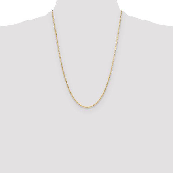 Leslie's 14K 1.55mm Serpentina Chain Image 4 Peran & Scannell Jewelers Houston, TX