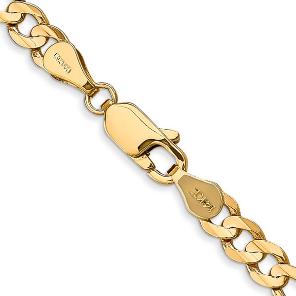 Leslie's 14k 4.5mm Concave Open Figaro Chain Image 3 Oak Valley Jewelers Oakdale, CA