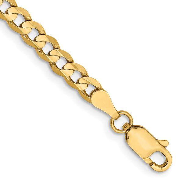 Leslie's 14k 3.8mm Open Concave Curb Chain Arlene's Fine Jewelry Vidalia, GA