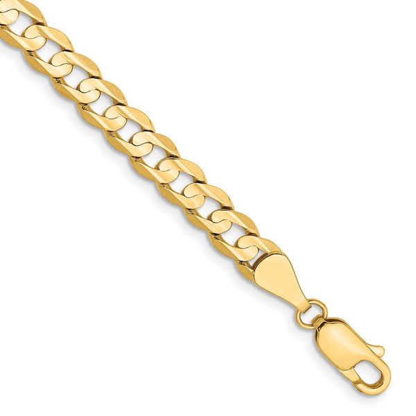 Leslie's 14k 5.25mm Open Concave Curb Chain L.I. Goldmine Smithtown, NY