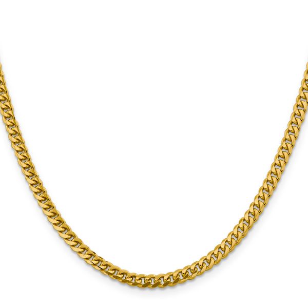 Leslie's 14k 4.25mm Solid Miami Cuban Chain Image 2 Greenfield Jewelers Pittsburgh, PA