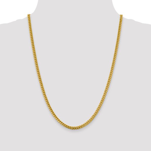 Leslie's 14k 4.25mm Solid Miami Cuban Chain Image 4 Greenfield Jewelers Pittsburgh, PA