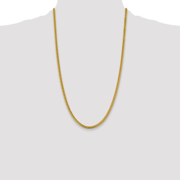 Leslie's 14k 4.25mm Solid Miami Cuban Chain Image 4 Greenfield Jewelers Pittsburgh, PA
