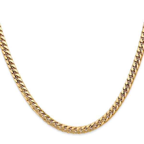 Leslie's 14k 4.3mm Solid Miami Cuban Chain Image 2 L.I. Goldmine Smithtown, NY