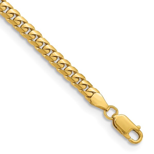 Leslie's 14k 5mm Solid Miami Cuban Chain Peran & Scannell Jewelers Houston, TX