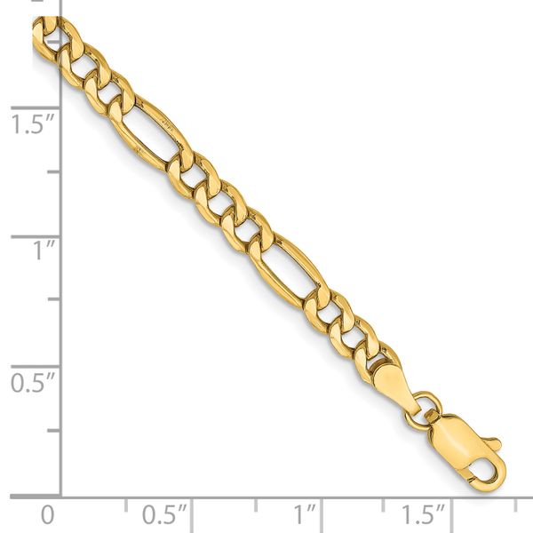 Leslie's 14k 4.2mm Semi-Solid Figaro Chain Image 2 Glatz Jewelry Aliquippa, PA