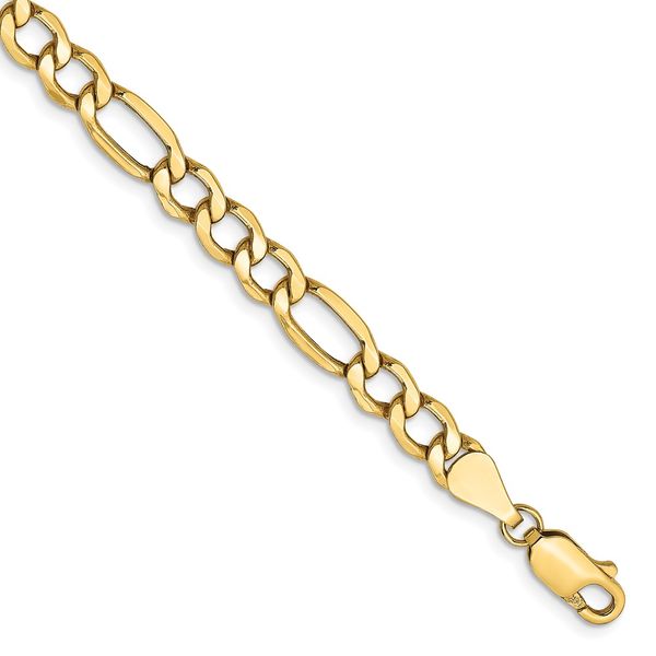 Leslie's 14k 5.75mm Semi-Solid Figaro Chain Carroll's Jewelers Doylestown, PA