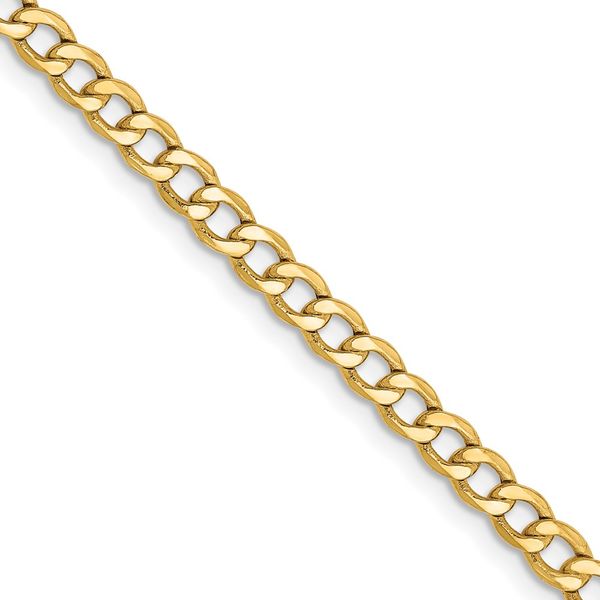 Leslie's 14k 2.85mm Semi-Solid Curb Chain Brummitt Jewelry Design Studio LLC Raleigh, NC