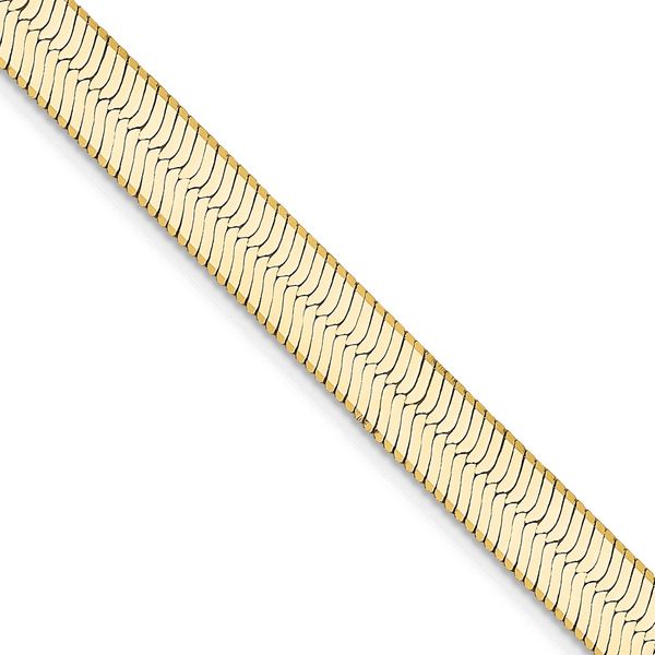 Leslie's 14k 5.5mm Silky Herringbone Chain Brummitt Jewelry Design Studio LLC Raleigh, NC