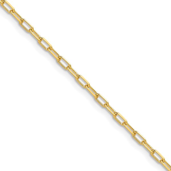 Leslie's 14k 2.2mm Solid Beveled D/C Paperclip Chain Glatz Jewelry Aliquippa, PA