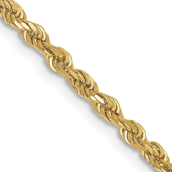 Leslie's 10K 2.5mm Diamond-Cut Rope Chain Glatz Jewelry Aliquippa, PA