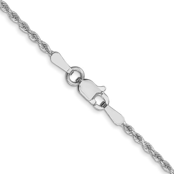 Sterling Silver Diamond Cut Rope Chain Necklace in 8mm Width. Available in  6 Chain Lengths.