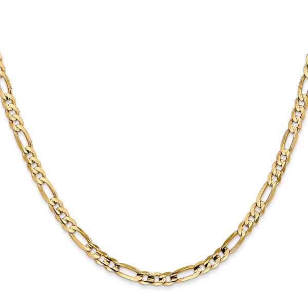 Leslie's 10K 4mm Concave Figaro Chain Image 2 Crews Jewelry Grandview, MO