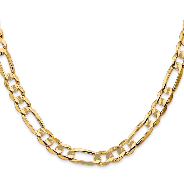 Leslie's 10K 6.75mm Concave Figaro Chain Image 2 Crews Jewelry Grandview, MO