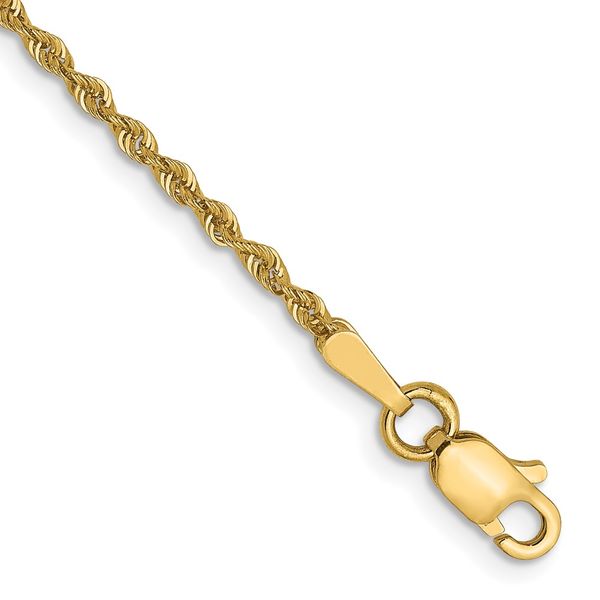 Leslie's 14K 1.6mm Solid Regular Rope Chain Brummitt Jewelry Design Studio LLC Raleigh, NC