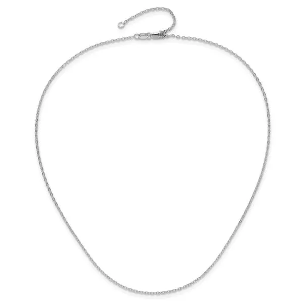 Choose Your Clasp Sterling Silver 1.2mm Cable Chain Necklace