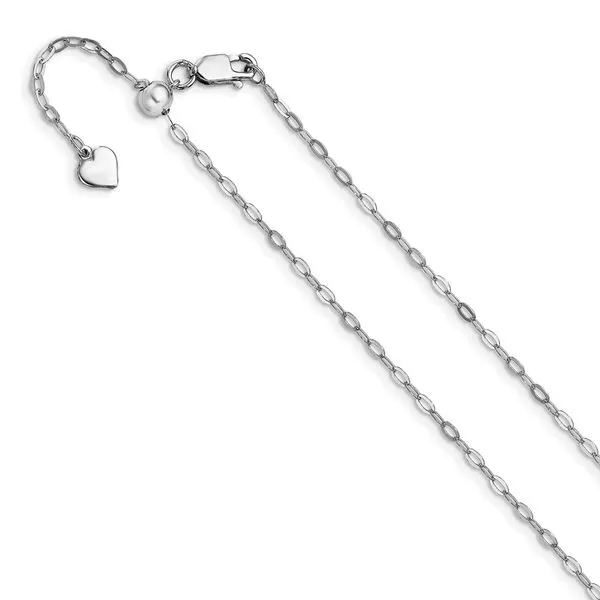 Sturdy Sterling Silver Oval Rolo Chain Chain Necklace Chains for Pendants 