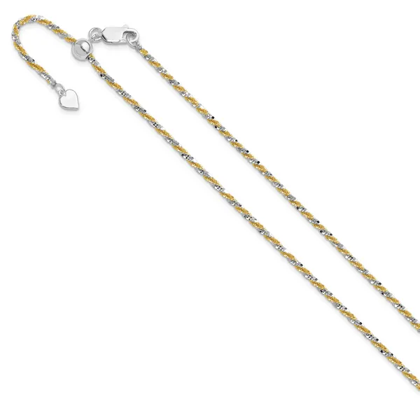 2mm Diamond Cut Rope Chain Extender Necklace Pendant Real 10K Yellow Gold