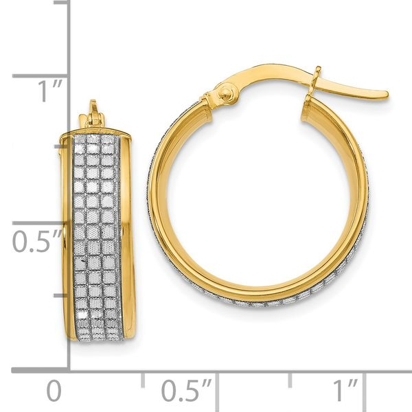 Leslie's 14K Crystals from Swarovski Polished Hoop Earrings, Adler's  Diamonds