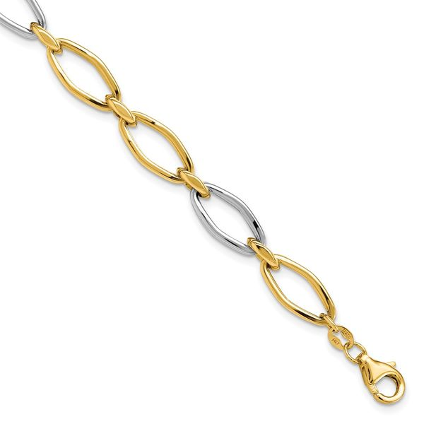 Jewelry, Gold Tone Link Bracelet