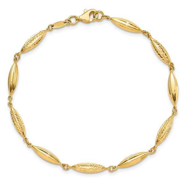 Gold Fancy Men's Bracelet 22 Karat