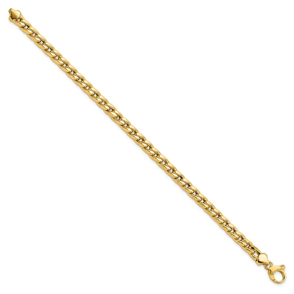 Leslie's 14K Polished D/C Reversible Bracelet LF1250-7.5