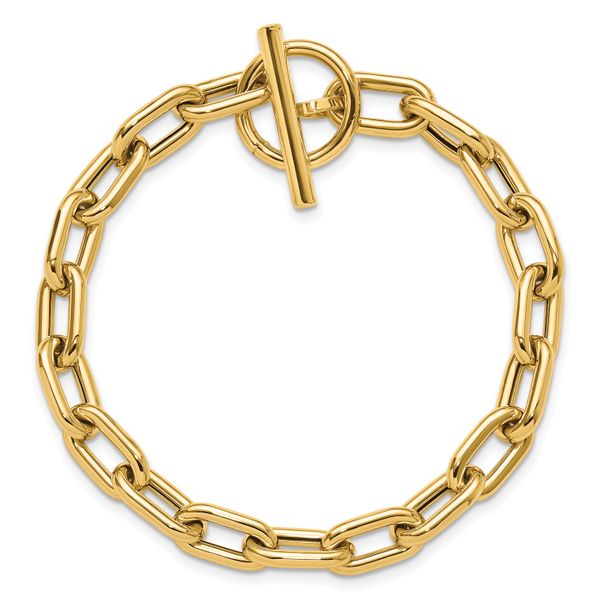 Leslie's 14K Polished Fancy Toggle Link Bracelet Image 4 Diamond Design Jewelers Somerset, KY