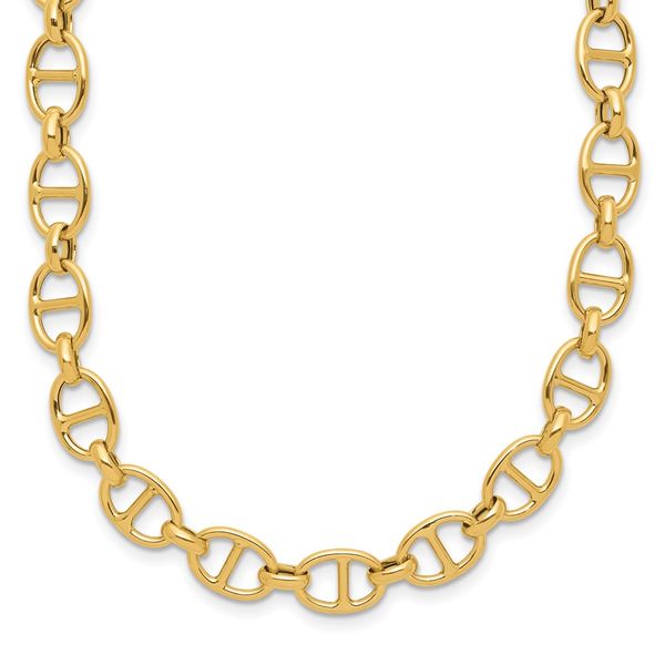 Leslie's 14K Polished Fancy Link Necklace Valentine's Fine Jewelry Dallas, PA