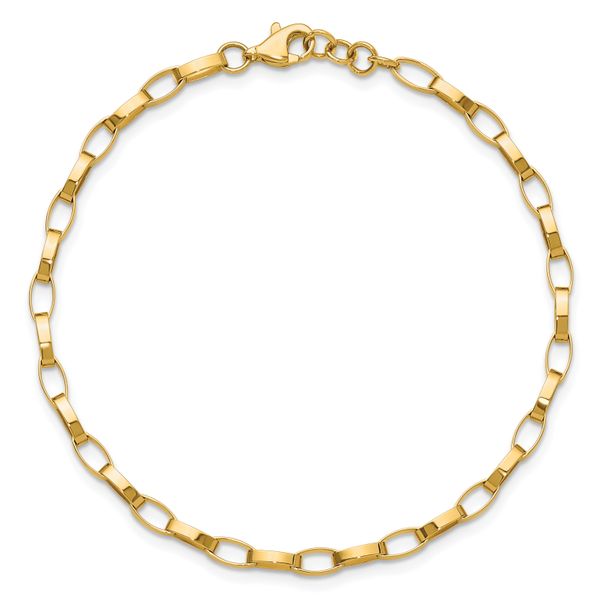 Leslie's 14K Polished Fancy Link with .5in ext. Bracelet Image 4 Mesa Jewelers Grand Junction, CO
