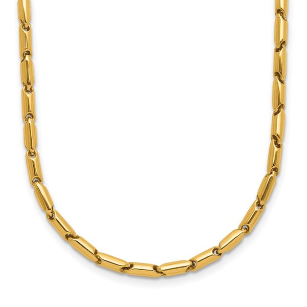 Leslie's 14K Polished Fancy Link Necklace H. Brandt Jewelers Natick, MA