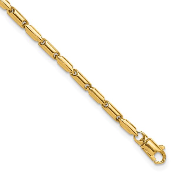 Leslie's 14K Polished Fancy Link Bracelet H. Brandt Jewelers Natick, MA