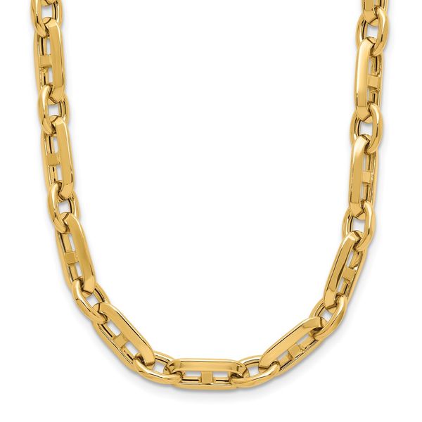 Leslie's 14K Polished Fancy Link Necklace James Douglas Jewelers LLC Monroeville, PA