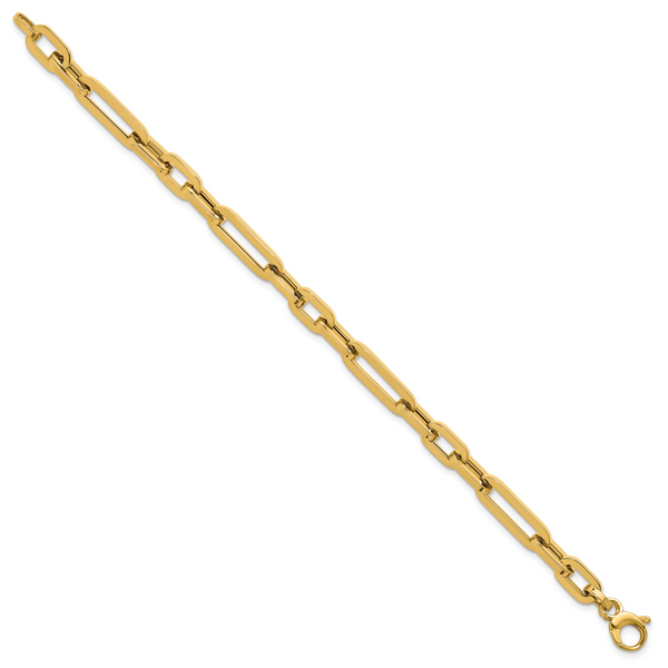Leslie's 14K Polished Fancy Link Bracelet Image 2 Cone Jewelers Carlsbad, NM