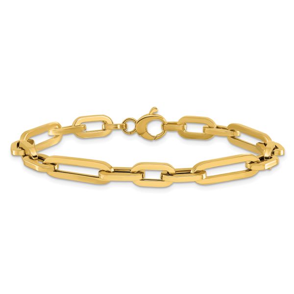 Leslie's 14K Polished Fancy Link Bracelet Image 3 Selman's Jewelers-Gemologist McComb, MS